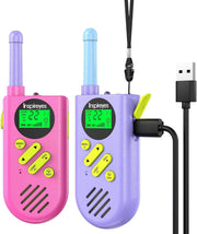 Kids Rechargeable Walkie Talkies Berry Duo 2 Pack Long Range 2 Way Radio