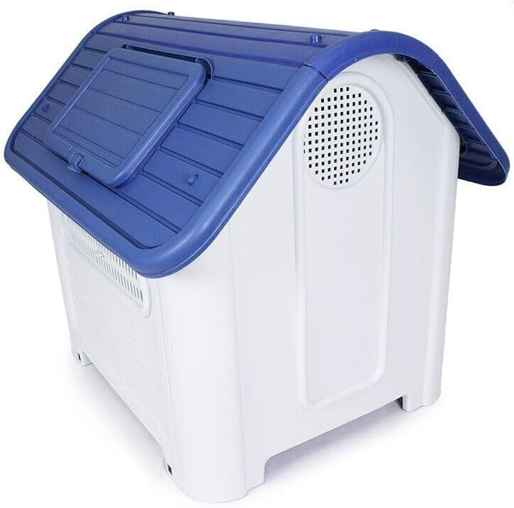 Adjustable Sunroof Small Dog Kennel | Indoor Outdoor Ventilated 75x59x66cm