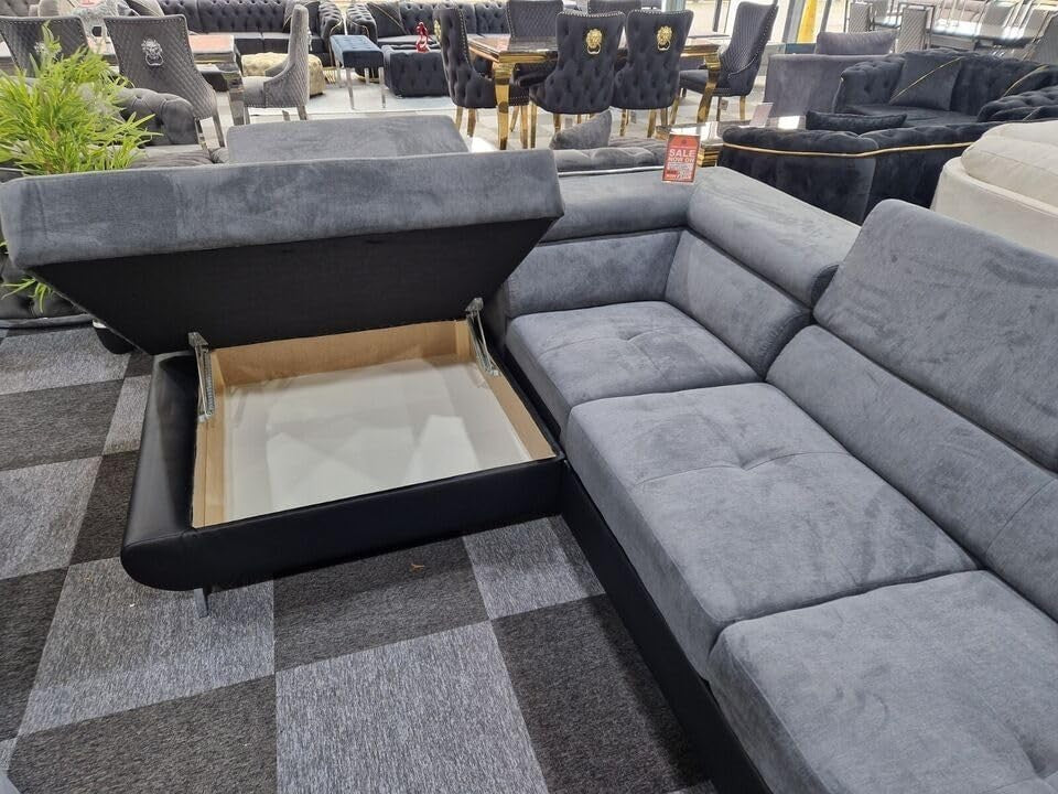 Modular 5-Seater L-Shape Sofa Bed with Storage – Comfortable LH Lounge