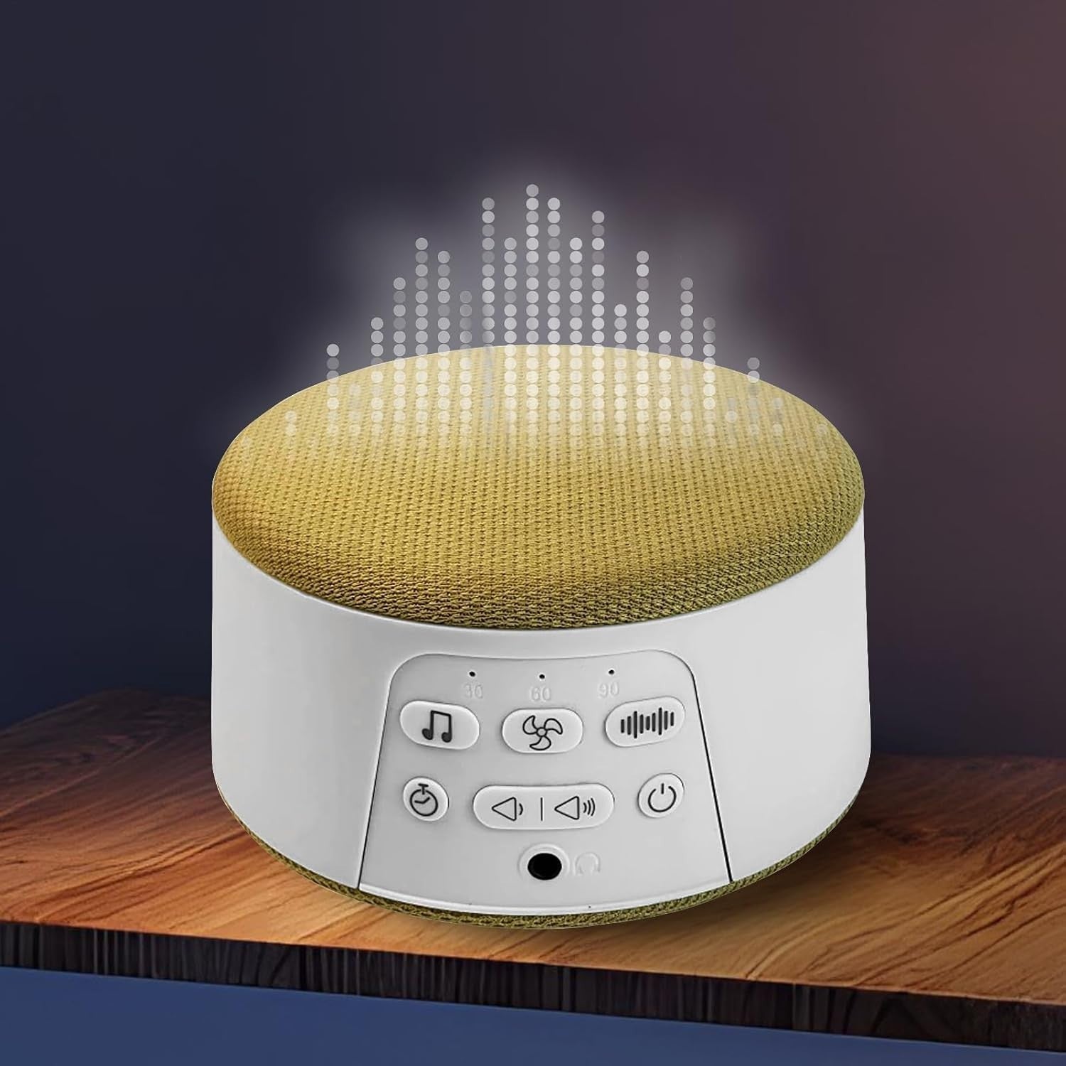 White Noise Machine with Diffuser, Humidifier, 10 Sounds & LED Night Light