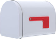 White Tinplate Letterbox Post Box – Durable, Stylish, Compact Storage for Home