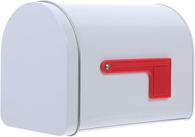 White Tinplate Letterbox Post Box – Durable, Stylish, Compact Storage for Home