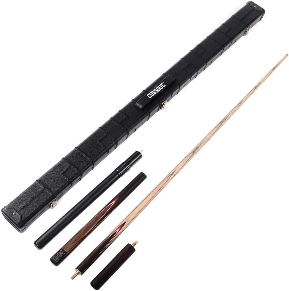 Handmade 57in Snooker Cue 3/4 Joint Rosewood Splice 9.5mm Extension Set