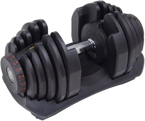 Smart Dial Adjustable Dumbbell 24kg or 40kg Space-Saving Home Gym Weight