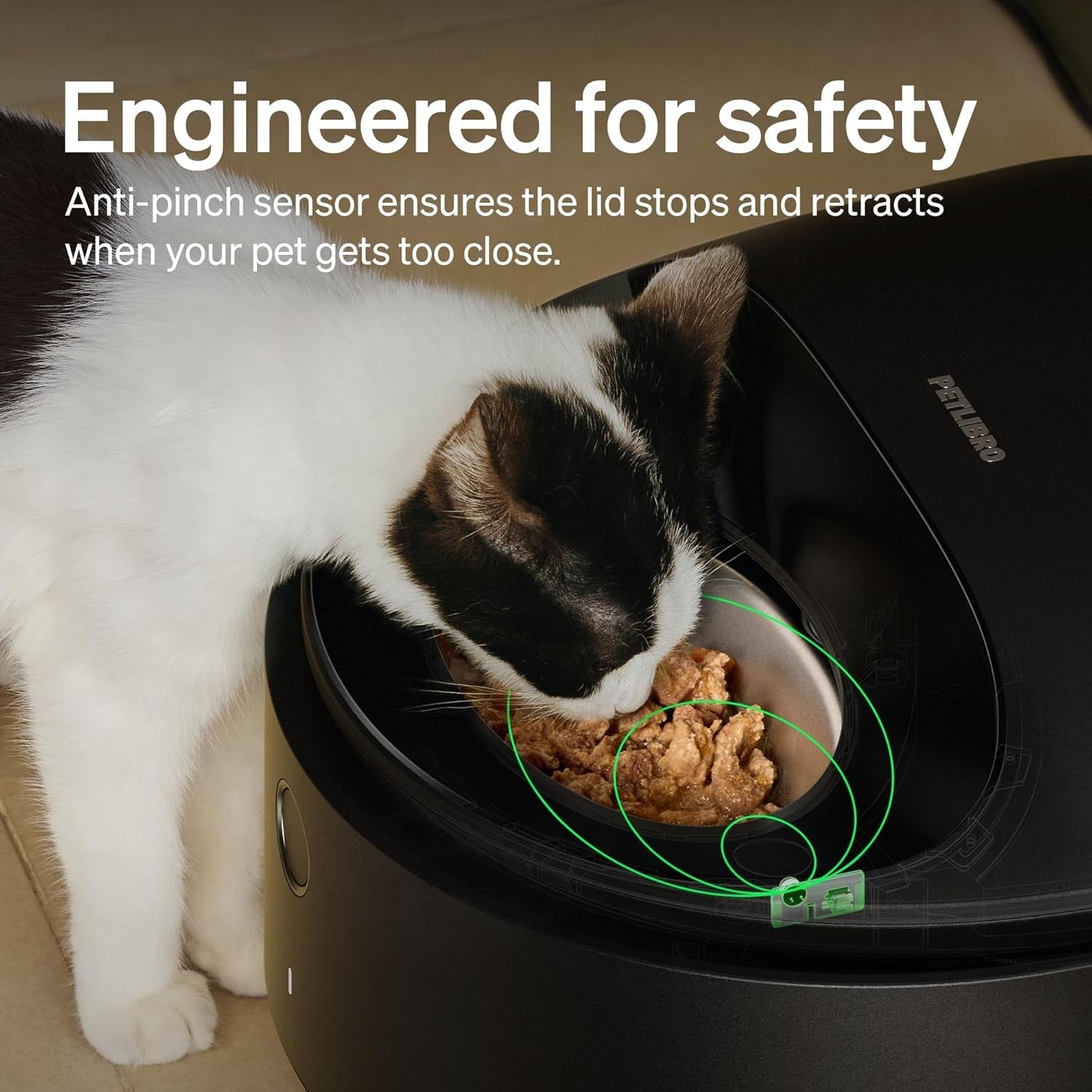 Automatic Wet Cat Feeder Refrigerated App Control 3 Meal Food Dispenser