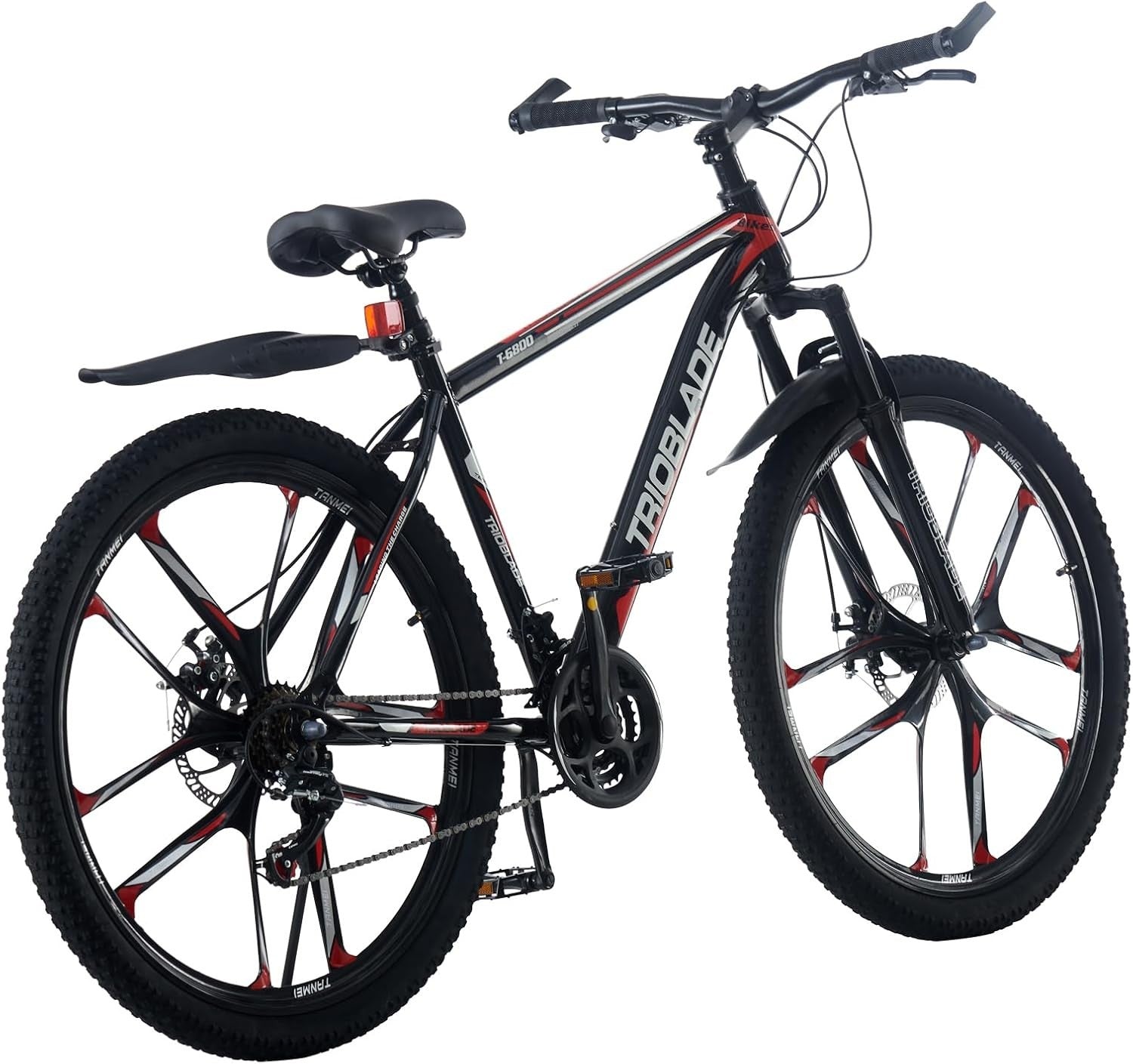 27.5" Mountain Bike 21 Speed Dual Disc Brake Lightweight Adult Commuter MTB