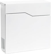 Lockable Wall Mounted Mailbox with Newspaper Slot Durable Steel Postbox
