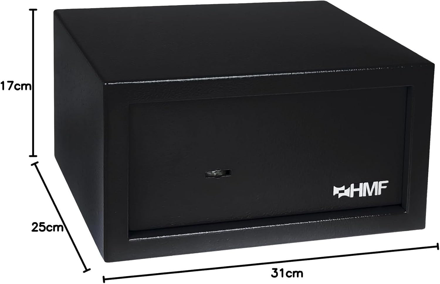 Home Office Security Safe Key Lock Steel Cash Money Storage Box