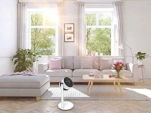 Compact Floor Fan with 270° Airflow – Quiet 3Speed Adjustable Cooling Circulator