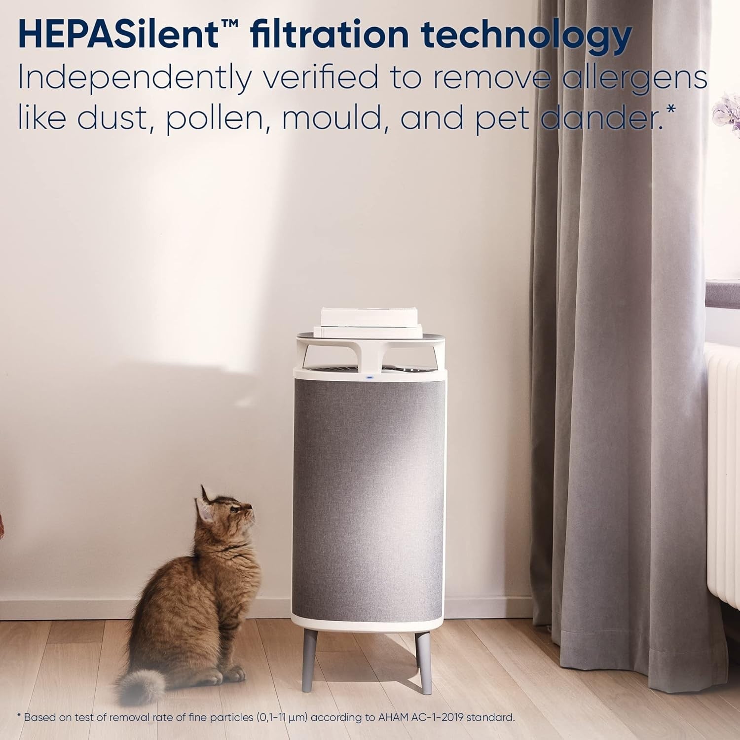 Tabletop Air Purifier Dust Allergy Pet Smoke HEPA Silent 20–48m²