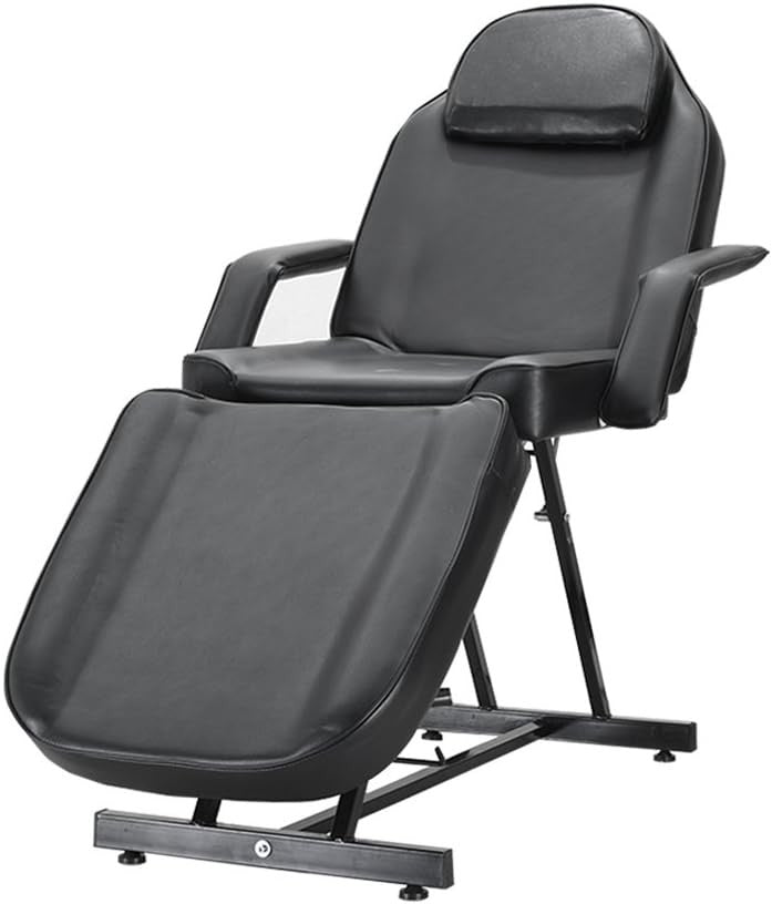 Reclining Massage Table Adjustable Beauty Salon Tattoo Therapy Bed w/ Headrest