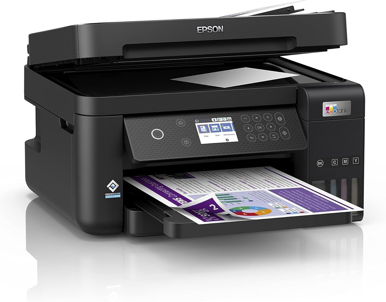 A4 Wi-Fi Colour Ink Tank Printer – Print, Scan & Copy with Paper Pack