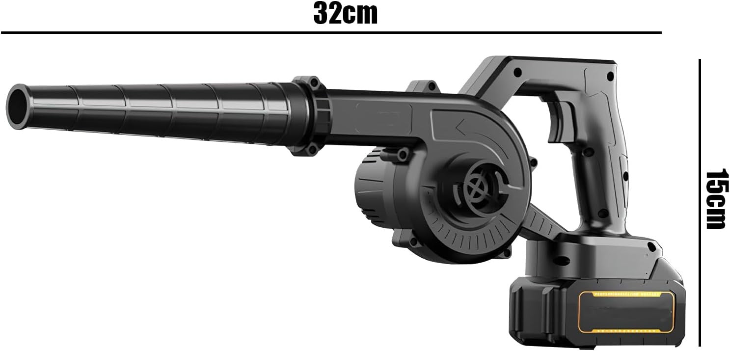 Cordless Leaf Blower 21V 550W Lightweight Handheld Garden Patio Cleaner