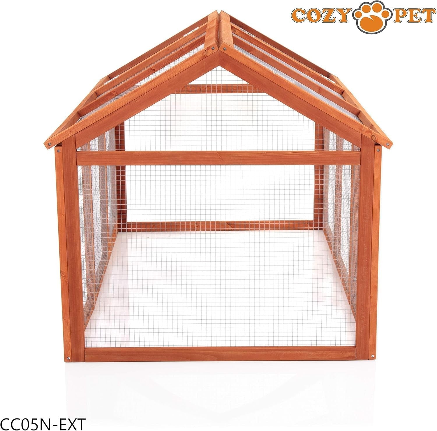 Chicken Coop Run Extension Wooden Outdoor Enclosure Secure Add-On 140cm