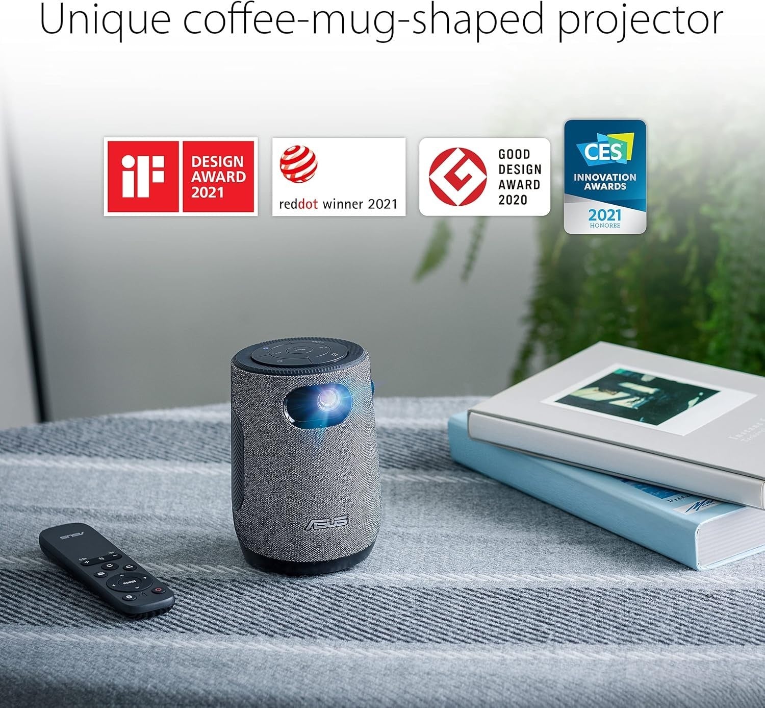 Portable LED Projector 300 Lumens 720P Bluetooth Speaker Battery Powered