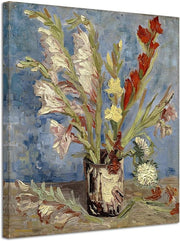 Large Modern Floral Canvas Wall Art Van Gogh Abstract Flowers