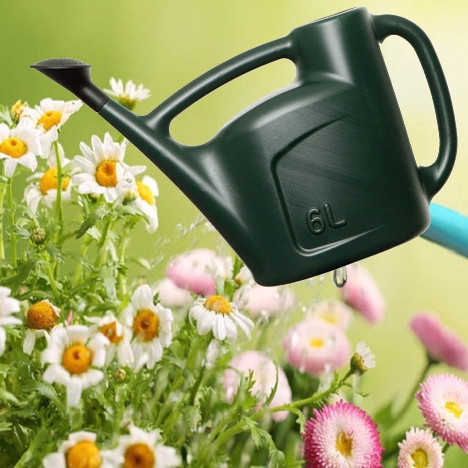 150L Garden Water Butt Kit with Stand, Tap & 6L Watering Can – Green