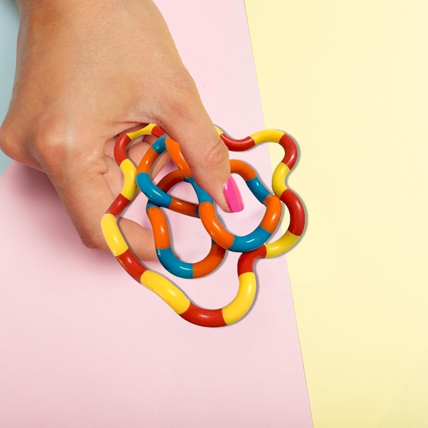 24PCS Fidget Twister Textured Stress Relief Toys Kids Adults Therapy