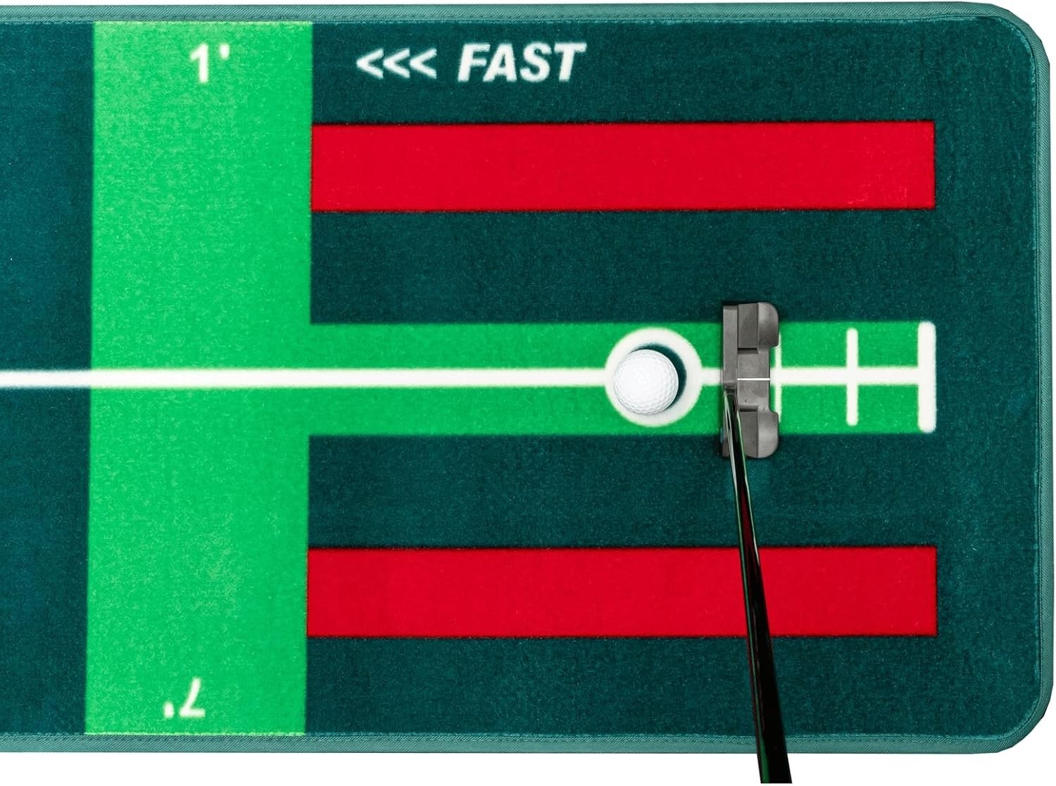 Golf Putting Mat 4 Speed Indoor Practice Training Track Long Non Slip