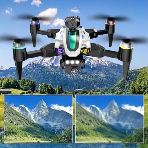 4K Foldable Drone with Dual HD Cameras Obstacle Avoidance Brushless Motor GPS