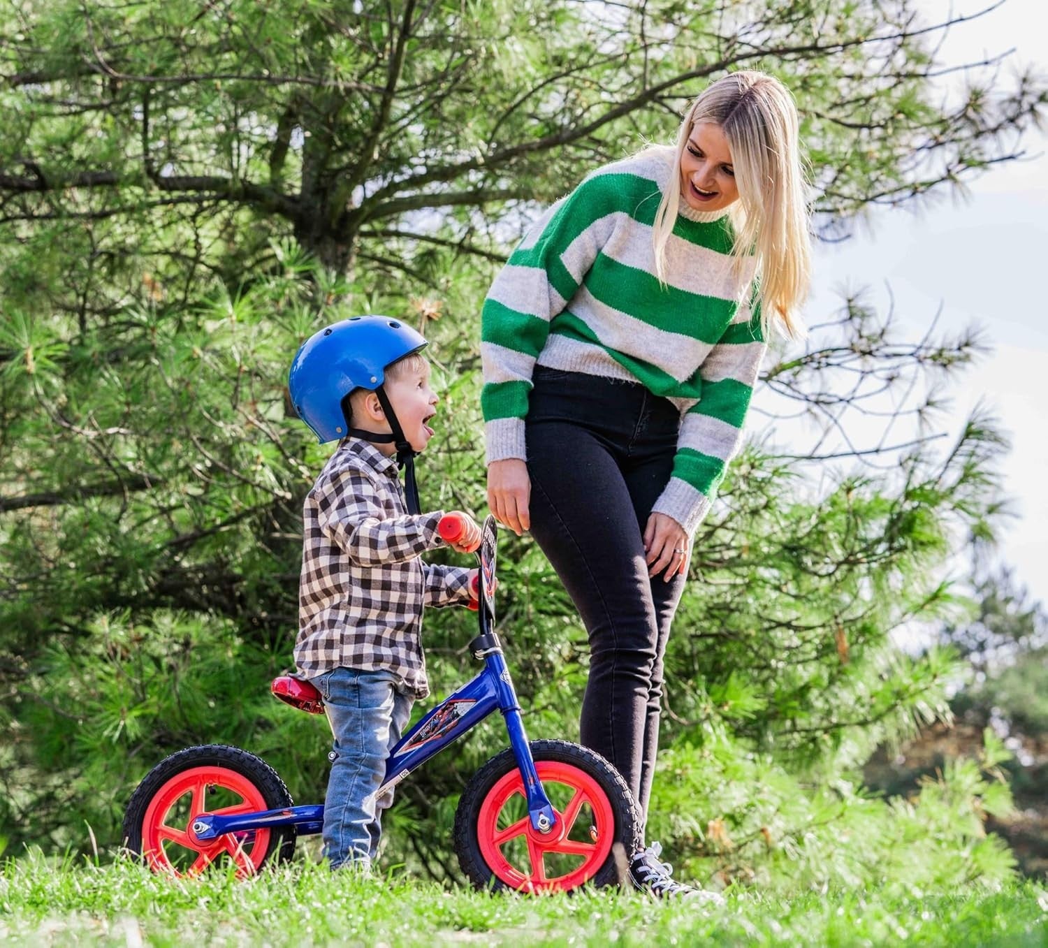 12 Inch Kids Balance Bike Adjustable Seat & Handlebars Age 2-5