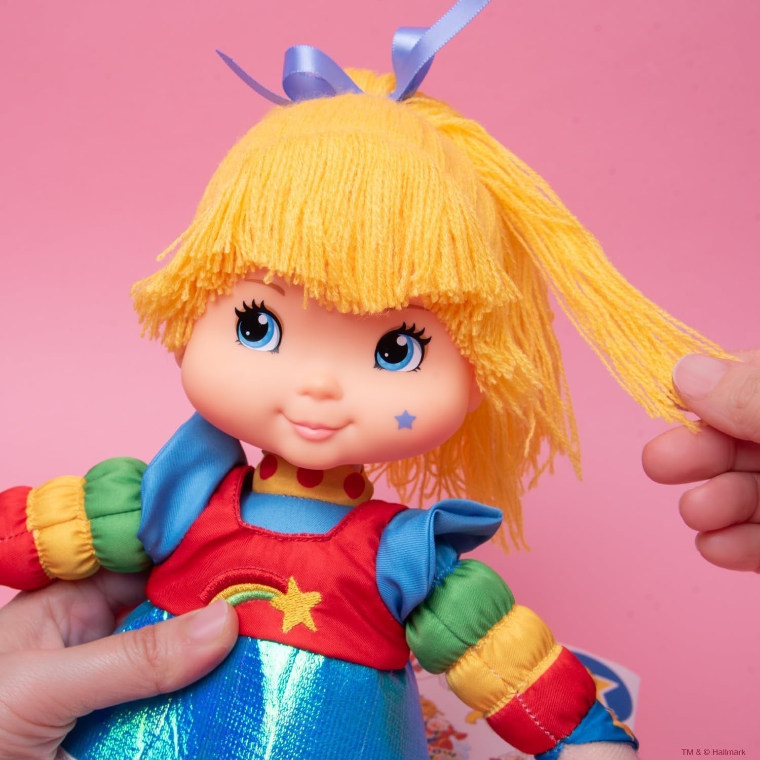12in Plush Doll Yarn Hair Soft Body Retro Style Collectors Gift Toy
