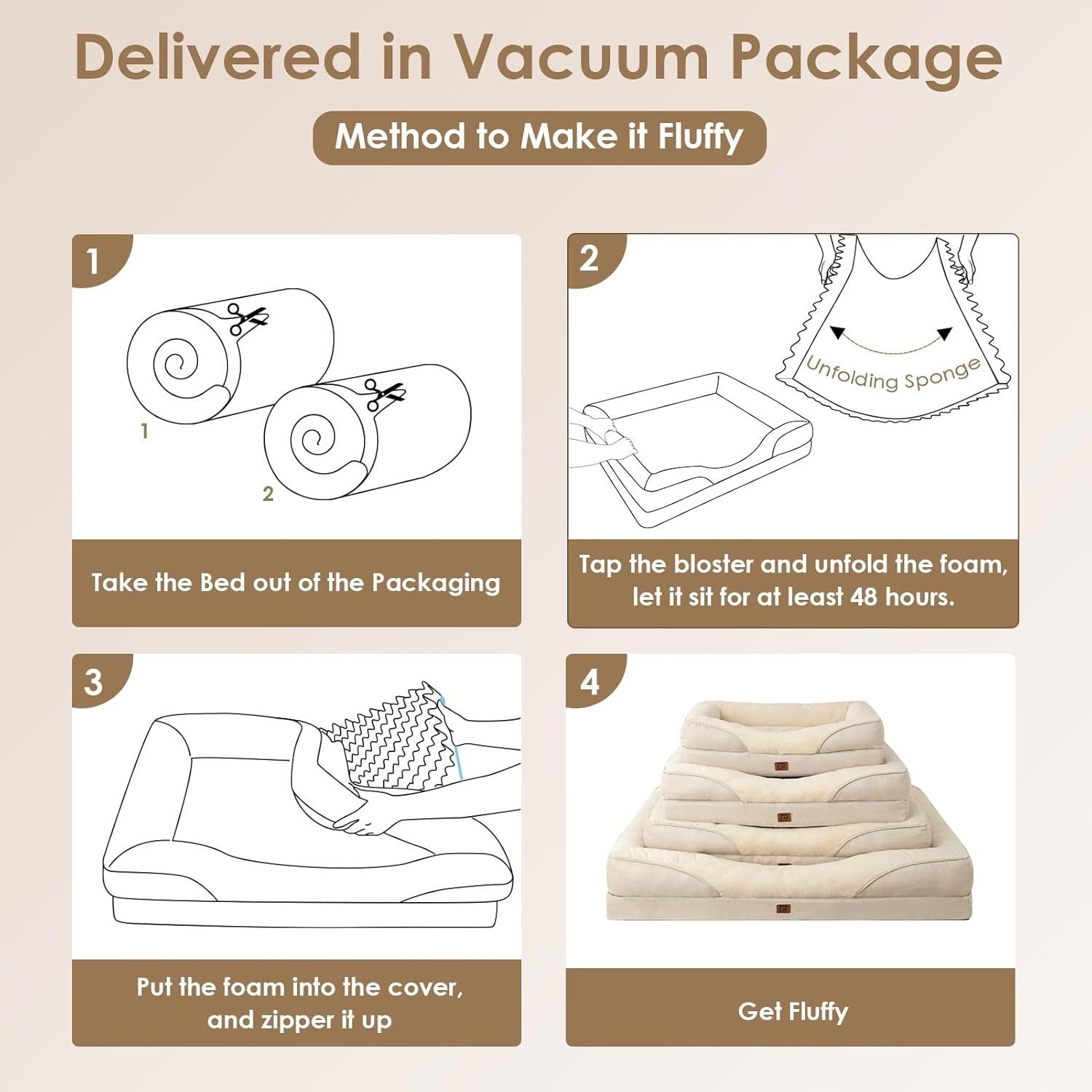 Giant XXXL Memory Foam Dog Bed Orthopedic Waterproof 132x104x20cm