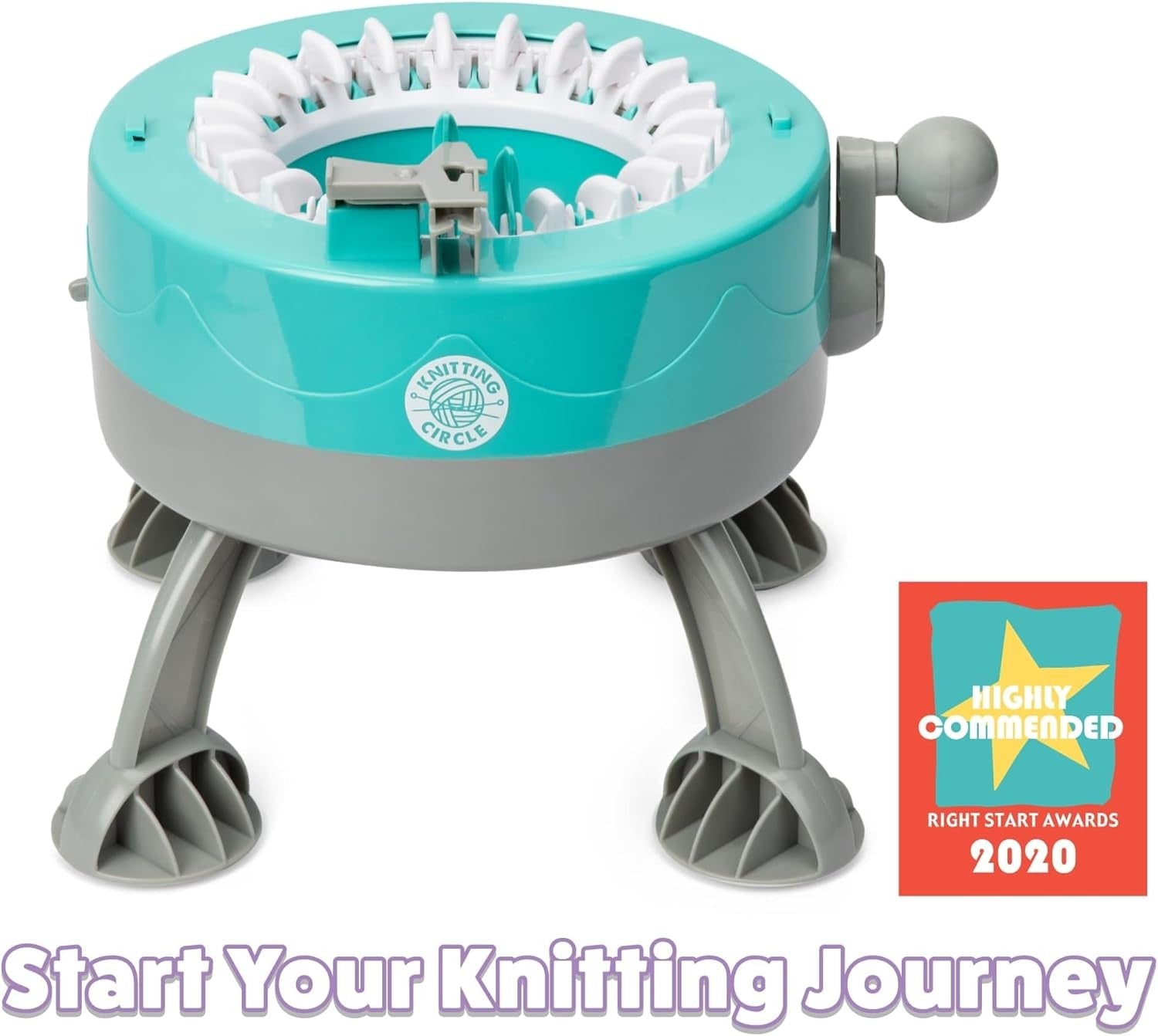 Kids Knitting Machine Craft Kit Beginner Circle Loom Toy Gloves Hats