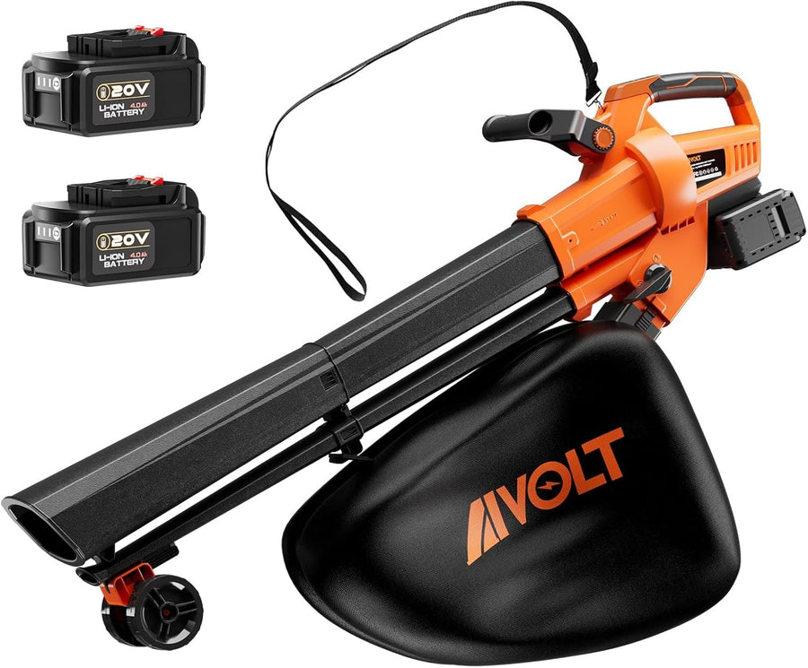 40V Cordless Leaf Blower Vacuum Mulcher 8000mAh High Power Turbo
