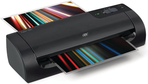 9” Thermal Laminator Easy One-Touch Use Fast Warm-Up + 10 Pouches