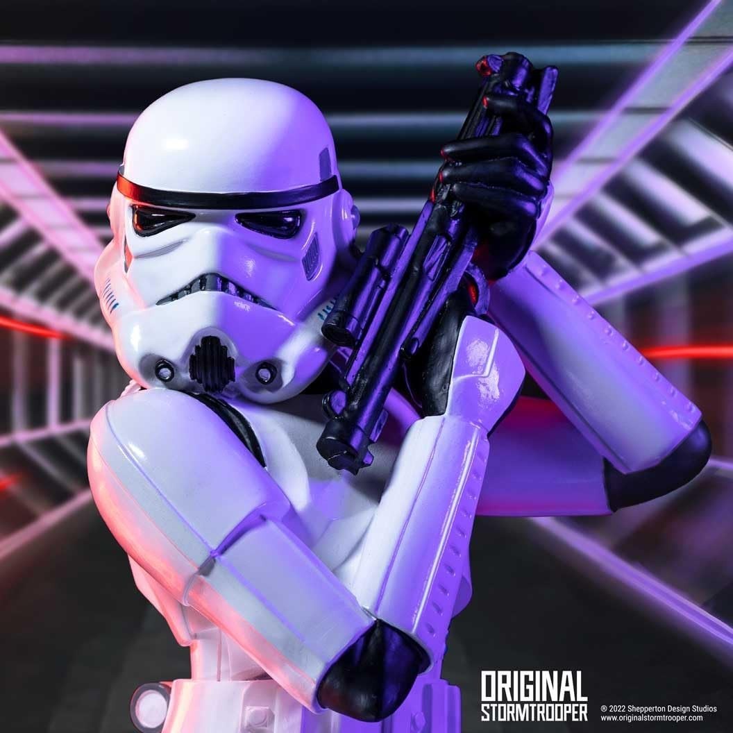 Stormtrooper Bust Figurine Resin Statue 14.2cm Sci-Fi Decor Collectible Gift