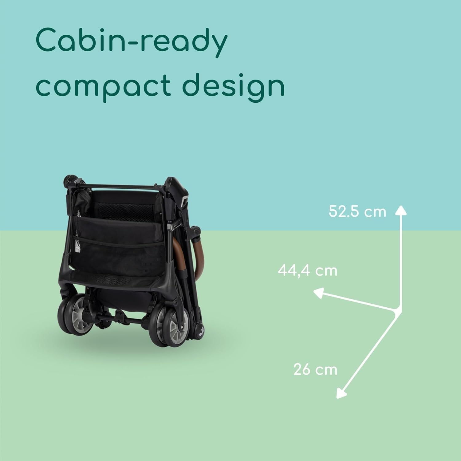 Ultra Compact Baby Stroller Cabin Size Fold Lie Flat Lightweight 22kg