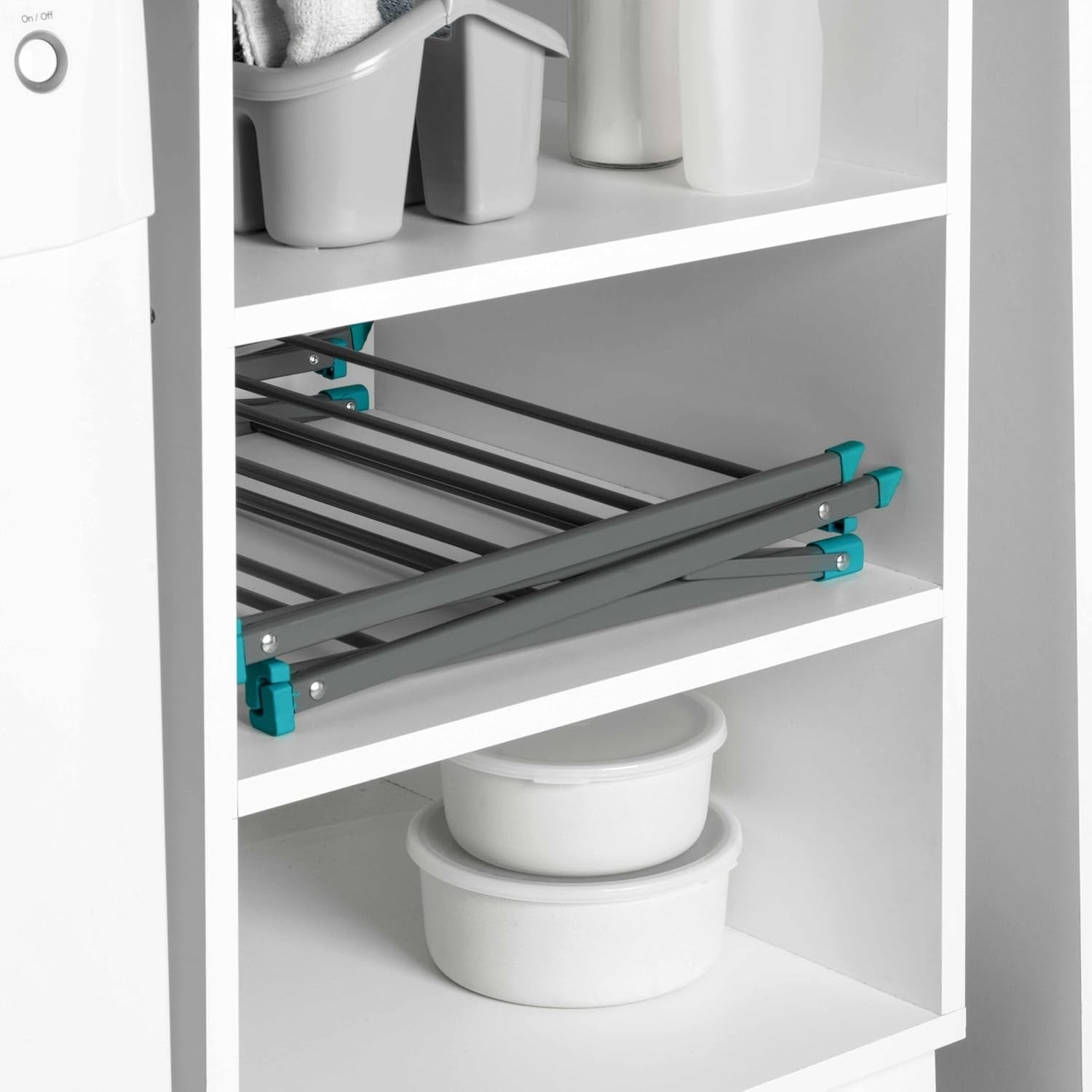 Over Door Clothes Airer Folding Hanging Drying Rack Space Saving Laundry