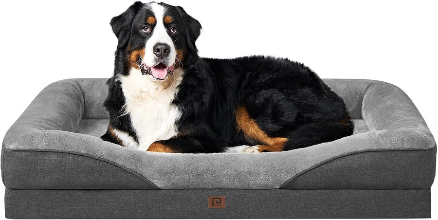 XXXL Orthopedic Memory Foam Dog Bed Waterproof Sofa 132x104x20cm