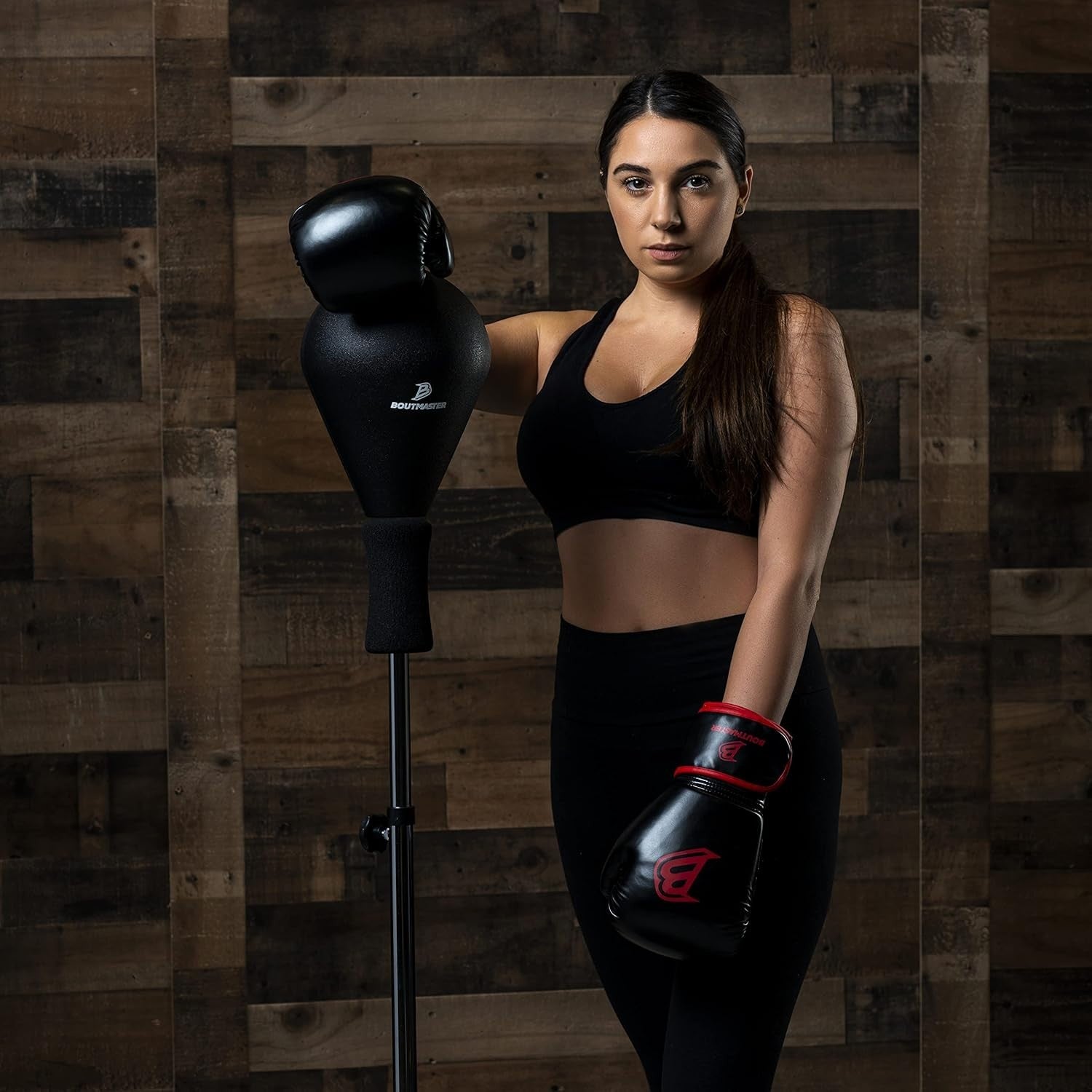 Adjustable Speed Punching Bag Stand Boxing Fitness Stress Trainer