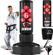 6ft Free Standing Heavy Punch Bag 150KG Filled MMA Kickboxing Kit