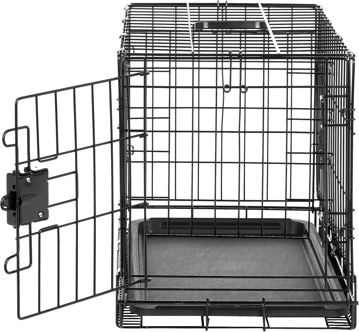 Foldable Extra Small Metal Dog Crate with Tray – Secure Indoor Cage 56cm