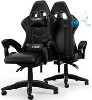 Ergonomic Gaming Chair with Bluetooth Speaker Reclining Office Chair