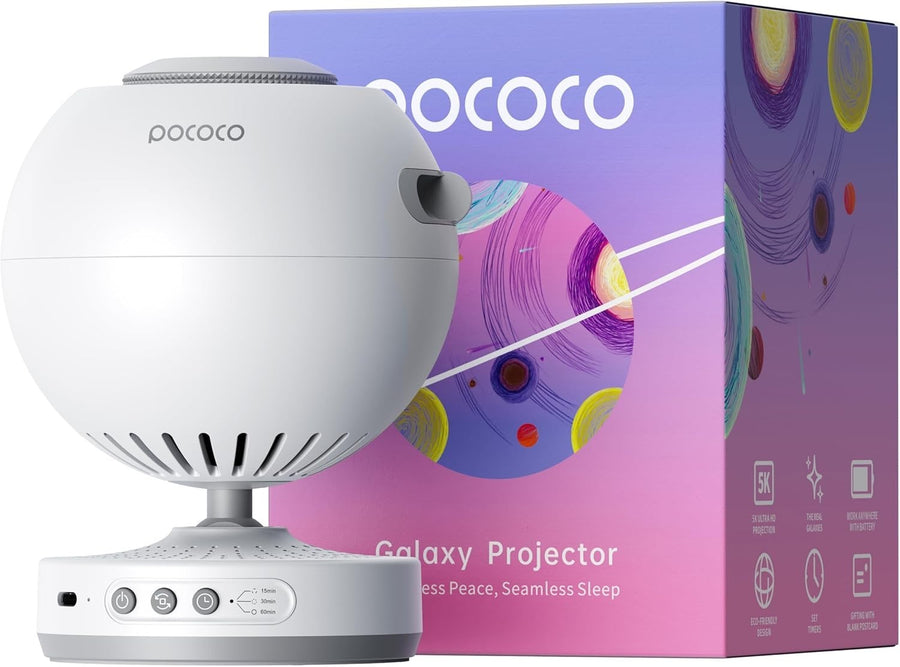 Galaxy Star Projector Night Light Planetarium LED Kids Bedroom Gift
