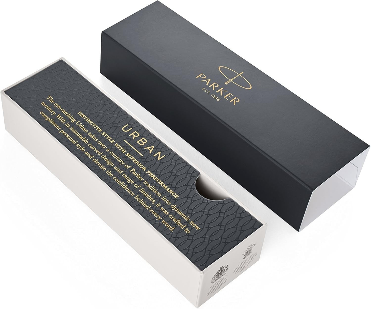 Luxury Ebony Metal Rollerball Pen – Fine Tip, Ergonomic, Gift Box