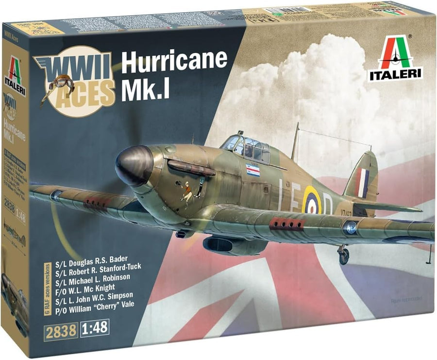 WWII Hurricane Mk I Model Kit 1:48 Scale | Plastic Aircraft Assembly Set