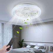48CM LED Ceiling Fan Light, 6 Speeds, 3 Colors, Dimmable, App & Remote