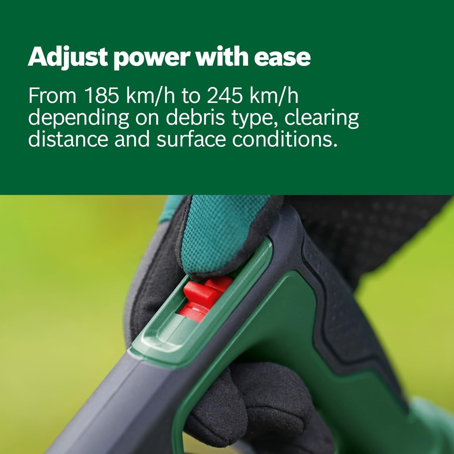 Cordless Leaf Blower 18V Lightweight Handheld Garden Yard Cleaner