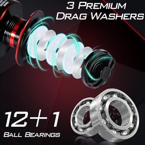 2-Piece Carbon Fishing Rod & Reel Combo – Travel Saltwater Kit