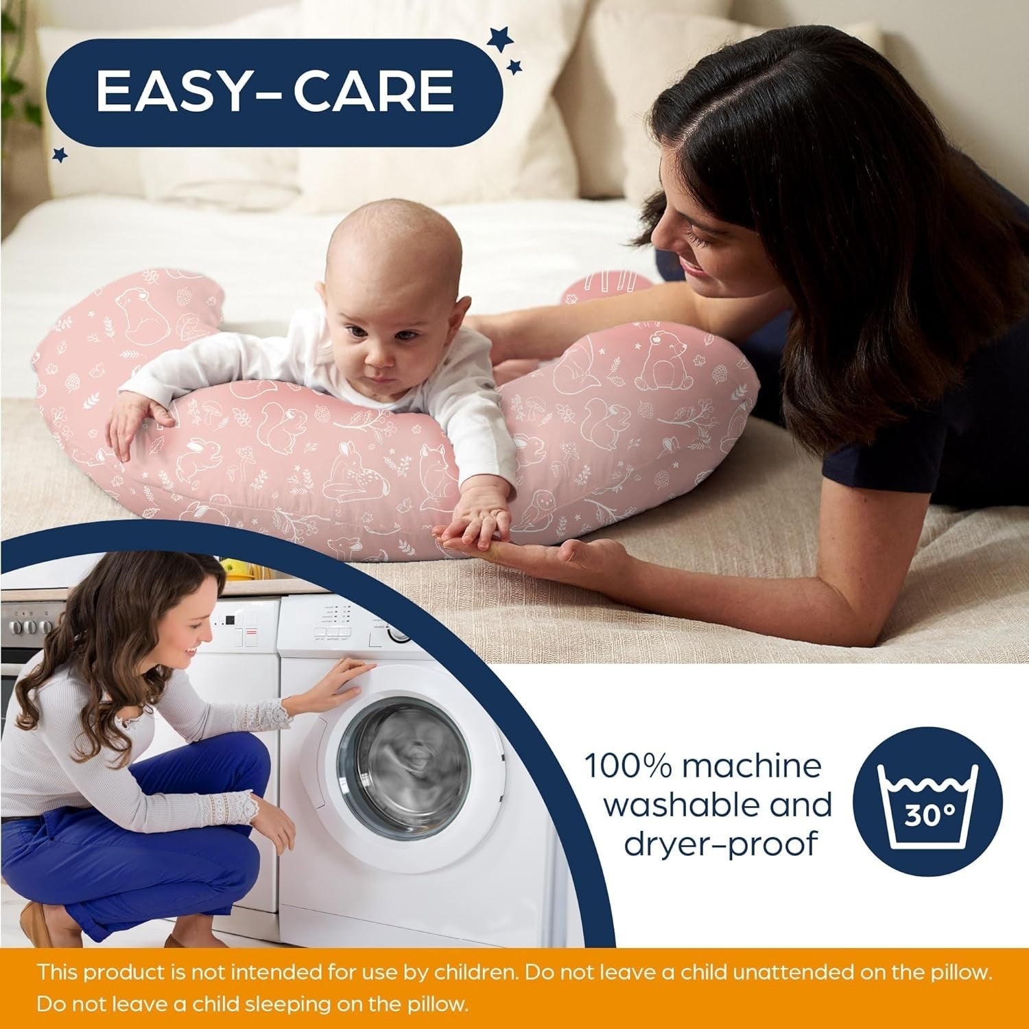 XXL U Shaped Pregnancy Pillow 200x70cm Full Body Maternity Nursing Support