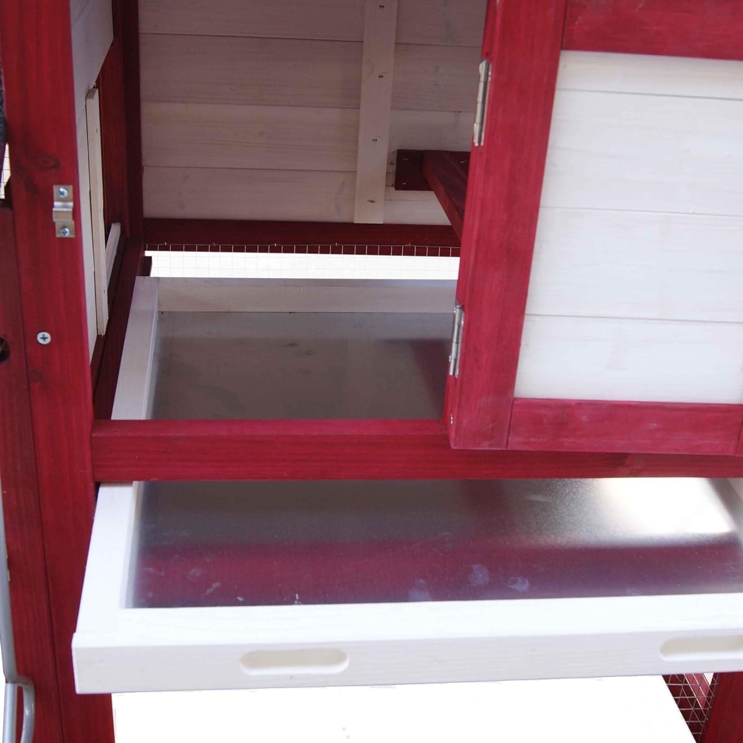 Wooden Chicken Coop with Run Nest Box 152x52x92cm