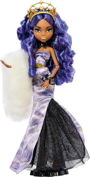 Winter Ball Collector Fashion Doll Lavender Gown Faux Fur Boa