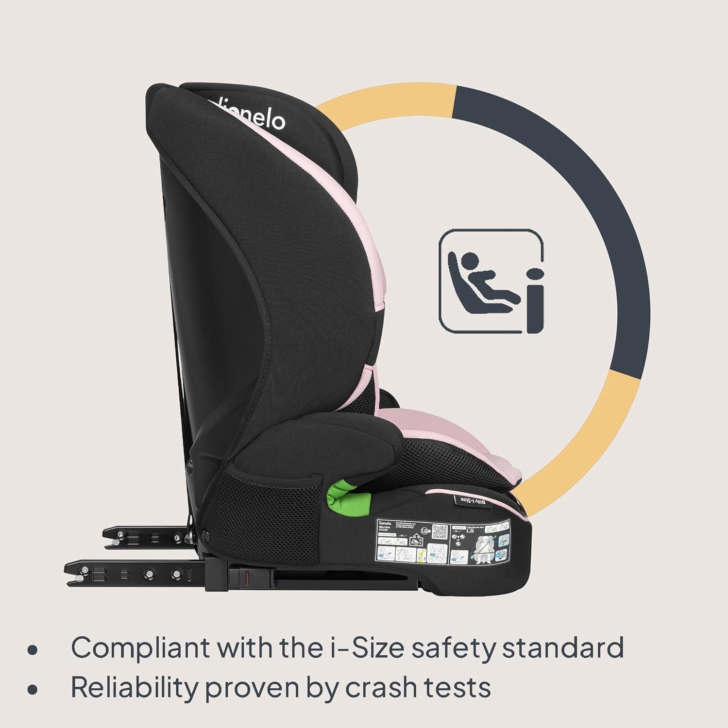 i-Size Car 76–150cm ISOFIX R129 Booster Side Impact Adjustable
