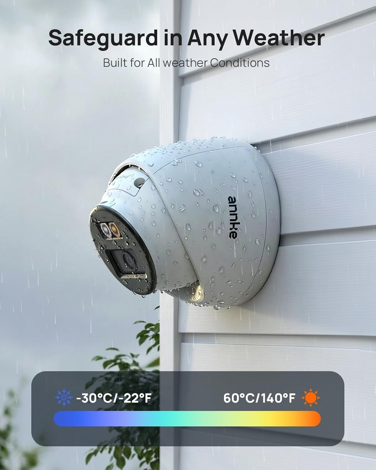 3K PoE Security Camera Color Night Vision AI Detection 2-Way Audio