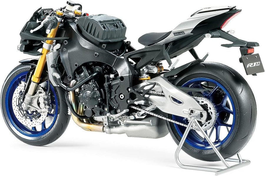1:12 Scale YZF-R1M Motorcycle Kit Model Unpainted Assembly DIY Set